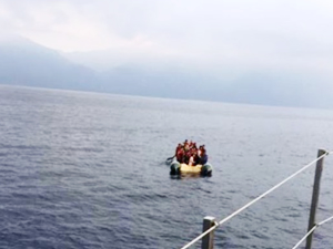 Kuşadas'nda 45 kaçak göçmen yakalandı