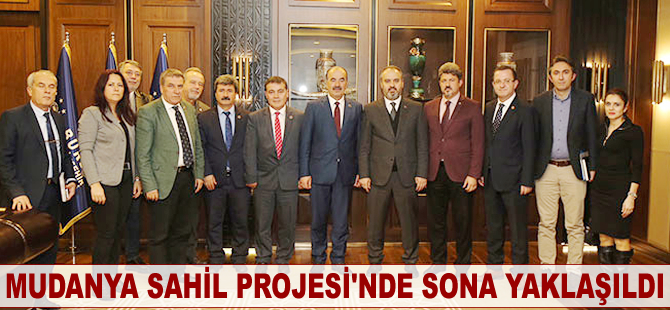 Mudanya Sahil Projesi'nde sona yaklaşıldı