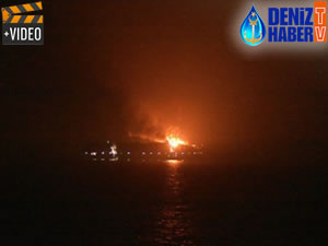 Umman Denizi açıklarında 'M/V MAERSK HONAM'da yangın çıktı