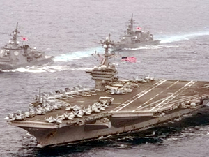 ABD gemileri tatbikat için Doğu Akdeniz'e geldi