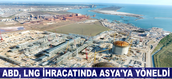 ABD, LNG ihracatında Asya'ya yöneldi