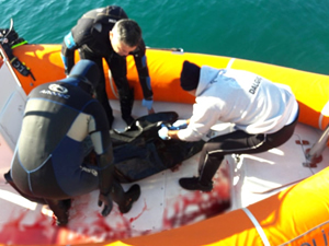 İki gündür aranan gencin cesedi denizde bulundu