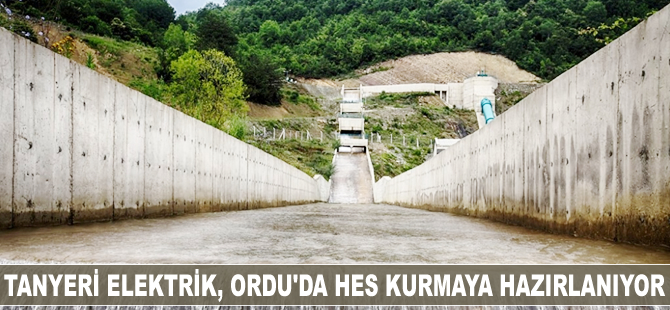 Tanyeri Elektrik, Ordu’da 46 MW’lık HES kuracak