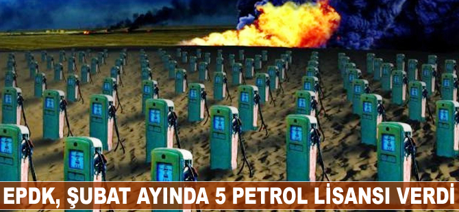 EPDK, Şubat ayında 5 petrol lisansı verdi