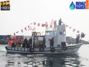 Tekirdağlı balıkçılar, Mehmetçik için denize açıldı