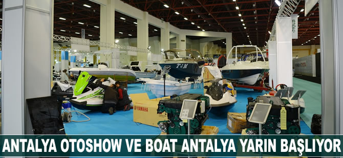 Antalya Otoshow ve Boat Antalya yarın başlıyor