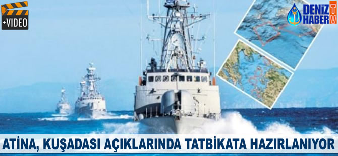 Atina, Kuşadası açıklarında tatbikata hazırlanıyor