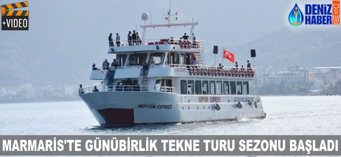 Marmaris'te günübirlik tekne turu sezonu başladı