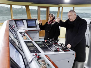 Piri Reis Üniversitesi'nde gemi simülatörü kullandılar