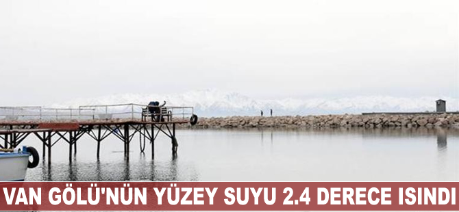 Van Gölü’nün yüzey suyu 2.4 derece ısındı