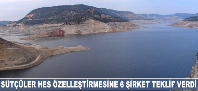 Sütçüler HES özelleştirmesine 6 şirket teklif verdi
