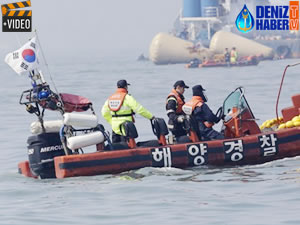 Güney Kore'de yolcu gemisi karaya oturdu