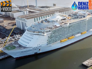 Dünyanın en büyük kruvaziyer gemisi teslim edildi