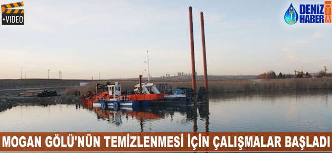 Mogan Gölü'nün temizlenmesi için çalışmalar başladı