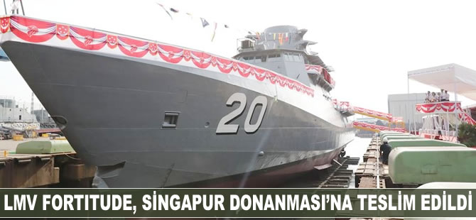 ST Marine, Singapur Donanması'na 'LMV Fortıtude'yi teslim etti