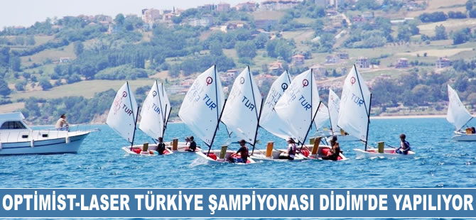 Optimist-Laser Türkiye Şampiyonası Didim'de yapılıyor