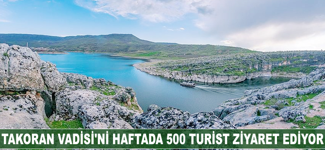 Takoran Vadisi'ni haftada 500 turist ziyaret ediyor