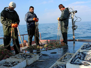 Van Gölü'nde avlanarak geçimlerini sağlıyorlar