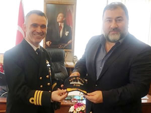 TCG Zıpkın mürettabatı, Gökhan Demir'i ziyaret etti