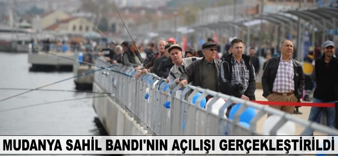 Mudanya Sahil Bandı'nın açılışı gerçekleştirildi