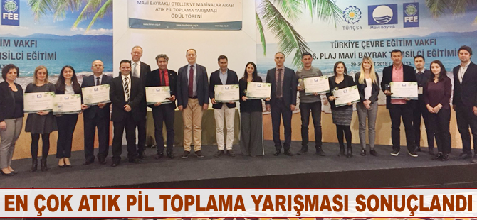 D-Marin Göcek, En Çok Atık Pil Toplama Yarışması'ndan birincilikle döndü