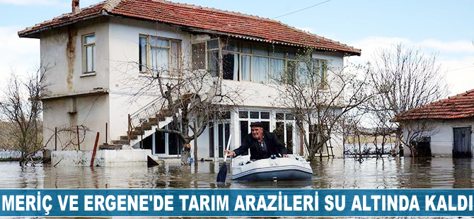 Meriç ve Ergene'de tarım arazileri su altında kaldı