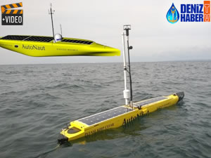 'AutoNaut' isimli tekne, dalga enerjisiyle ilerliyor