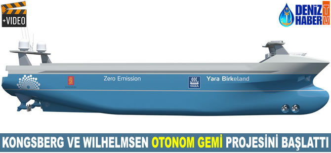 Kongsberg ve Wilhelmsen, otonom gemi projesini başlattı