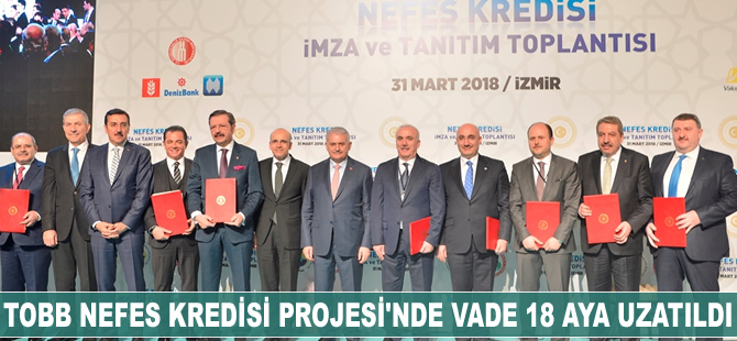 TOBB Nefes Kredisi Projesi'nde vade 18 aya uzatıldı
