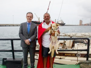 Dünya turuna çıkan Türk denizci Venezuela'dan uğurlandı