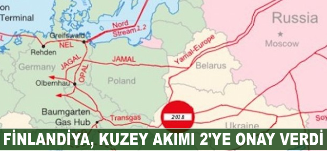 Finlandiya, Kuzey Akımı 2’ye onay verdi