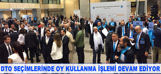 DTO Merkez Yönetimi Seçimleri'nde, oy kullanma işlemi devam ediyor