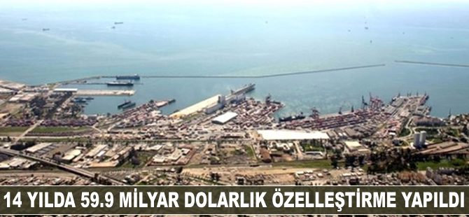 14 yılda 59.9 milyar dolarlık özelleştirme yapıldı
