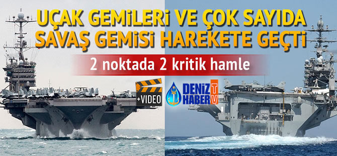 ABD, USS Harry Truman uçak gemisi ve 7 savaş gemisini Akdeniz’e sevk etti