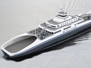 Tersan, Torghatten Nord'a inşa ettiği feribotu suya indiriyor