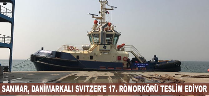 Sanmar, Danimarkalı Svitzer'e 17. römorkörü teslim ediyor