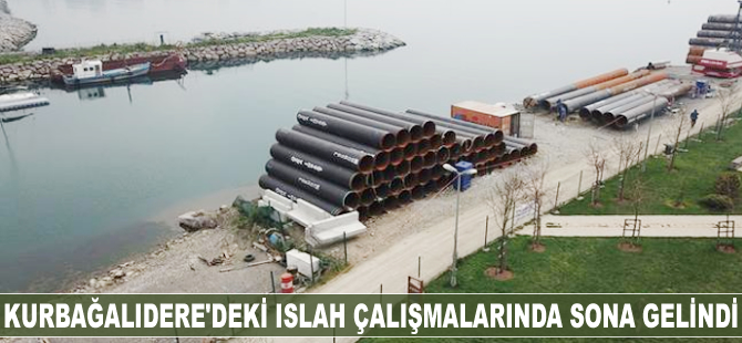 Kurbağalıdere'deki ıslah çalışmalarında sona gelindi