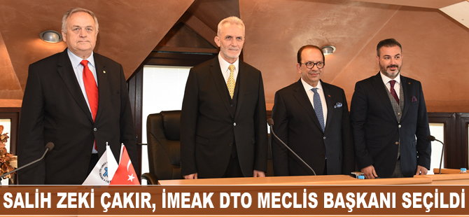 Salih Zeki Çakır, Deniz Ticaret Odası'nın yeni Meclis Başkanı seçildi