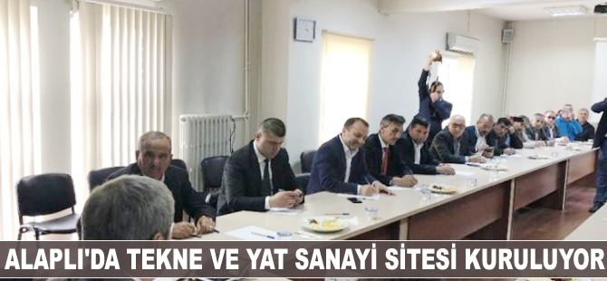Alaplı’da tekne ve yat sanayi sitesi kuruluyor