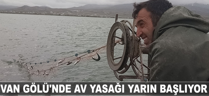 Van Gölü'nde av yasağı başlıyor