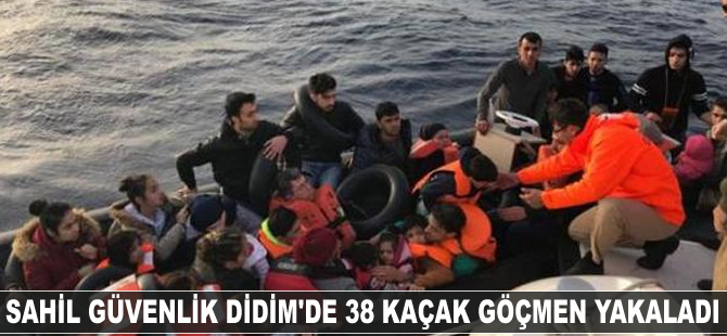 Didim'de 38 kaçak göçmen yakalandı