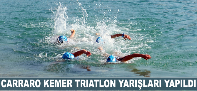 Carraro Kemer Triatlon Yarışları yapıldı