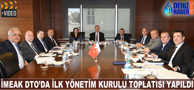 İMEAK Deniz Ticaret Odası'nda görev dağılımı yapıldı