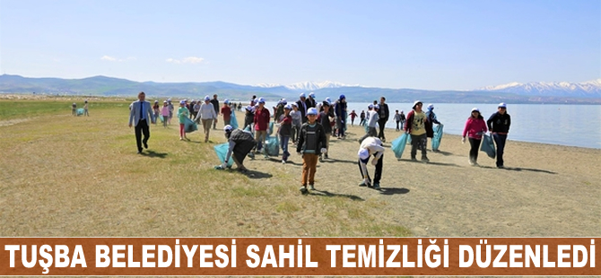 Tuşba Belediyesi sahil temizliği düzenledi