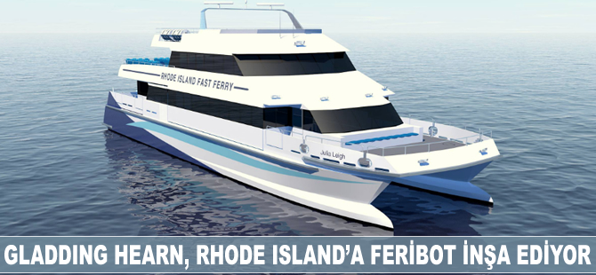 Gladding Hearn, Rhode Island'a feribot inşa ediyor