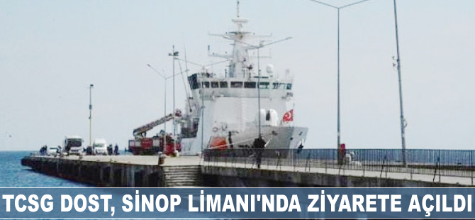 TCSG Dost, Sinop Limanı'nda halkın ziyaretine açıldı