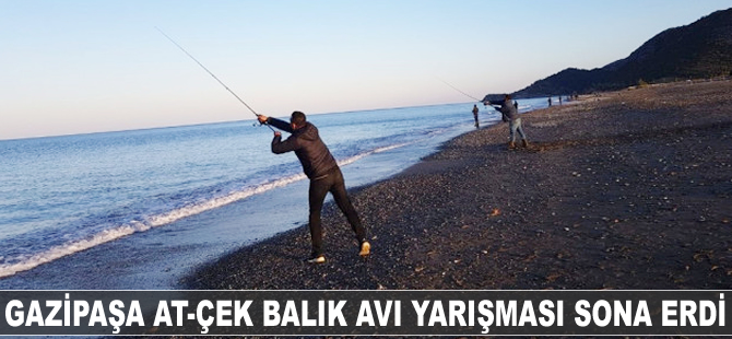 Gazipaşa At-Çek Balık Avı Yarışması sona erdi