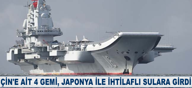 Çin'e ait 4 gemi, Japonya ile ihtilaflı sulara girdi