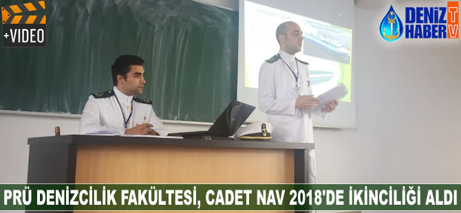 PRÜ Denizcilik Fakültesi, CADET NAV 2018'de ikinciliği aldı