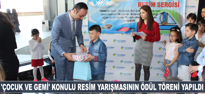 'Çocuk ve Gemi' konulu resim yarışmasının ödül töreni gerçekleşti